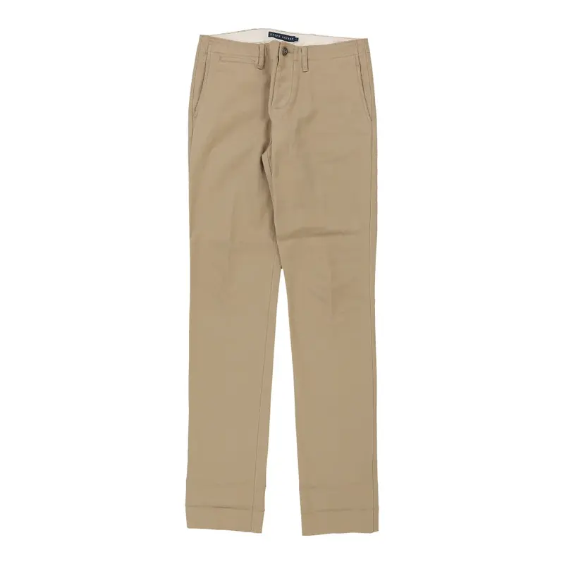 Ralph Lauren Trousers - 32W 33L Beige Cotton