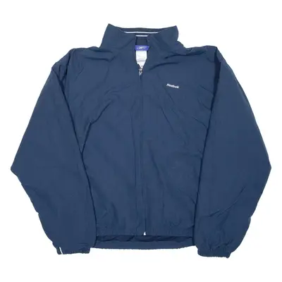 REEBOK Womens Windbreaker Jacket Blue UK 16