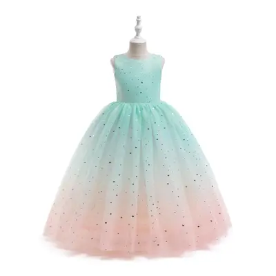 GetWish Flower Girl Dress Wedding Luxury Floral Sleeveless Pageant Birthday Fashion Cute Teenage Sparkle New Design Girls Dre...