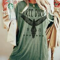 Comfort Colors - Free Bird Shirt | Boho TShirt | Eagle Shirt | Thunderbird Shirt | Retro Music graphic tee | Vintage Inspired...