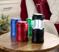 SecureBrite Set of 4 Large COB Lanterns w/ Hook & Handle Camping Lamp Camping Light
