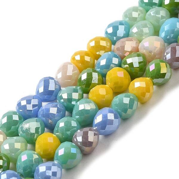 Electroplate Glass Beads Strands