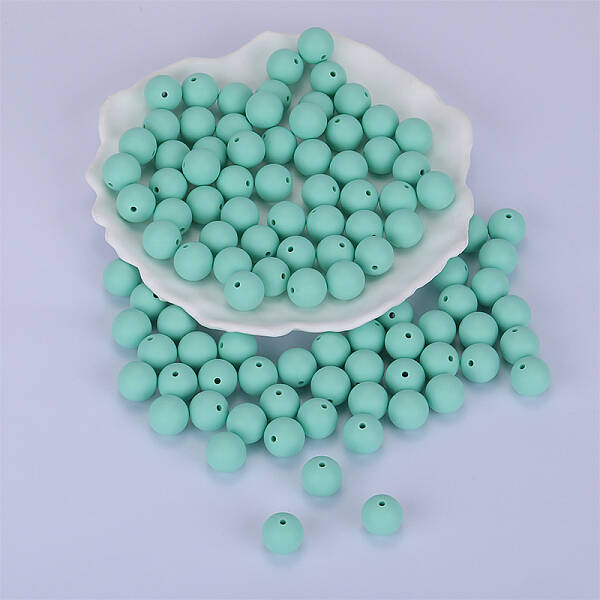 Round Silicone Focal Beads