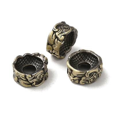 Rack Plating Brass European Beads