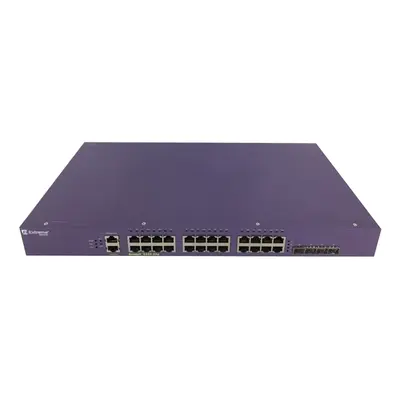 16517 Extreme Networks Summit X430 Series 24 Ports 1GbE PoE+ RJ-45 + 4 x Ports 1GbE SFP 1U Rack-mountable Layer 2 Gigabit Eth...