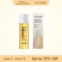 [4inlook official]Natural Ginseng Anti-Aging Hydrating Essence Water – 100% Wild Ginseng from Himalayas, Deep Moisture & Wr...