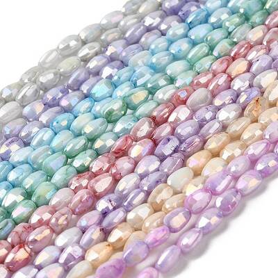 Electroplate Glass Beads Strands