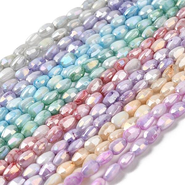 Electroplate Glass Beads Strands