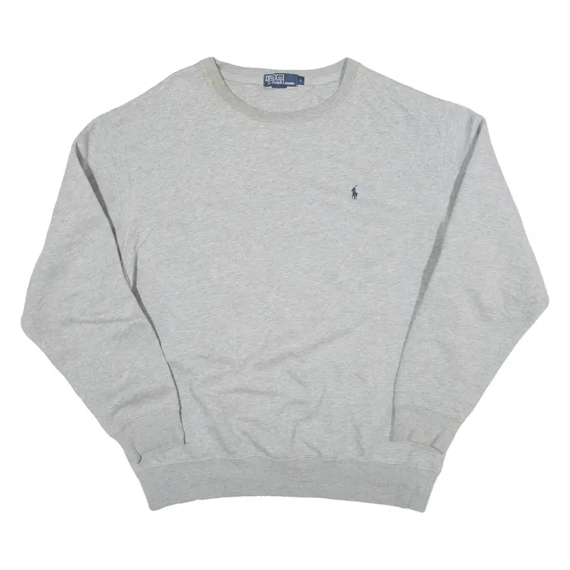POLO RALPH LAUREN Womens Sweatshirt Grey L