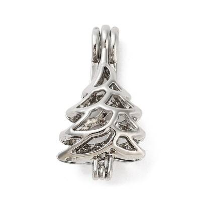Alloy Bead Cage Pendants