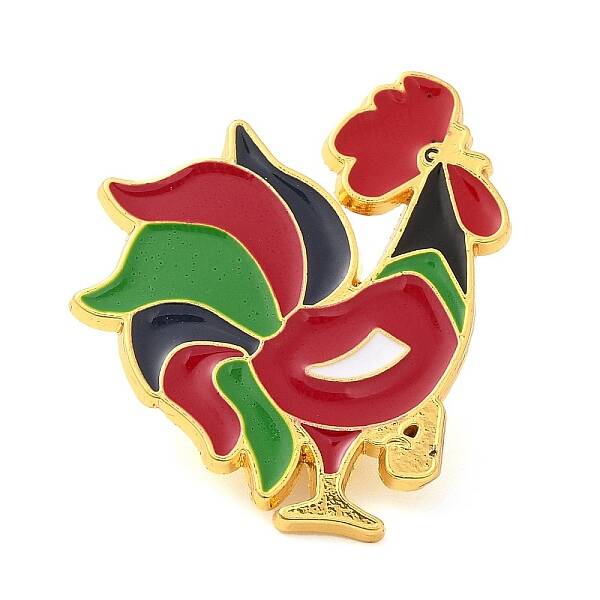 Rooster Enamel Pins