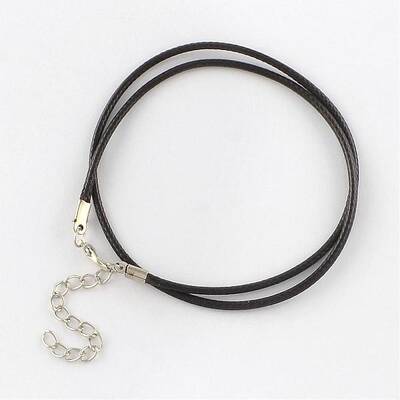 Waxed Cotton Cord Necklace Making