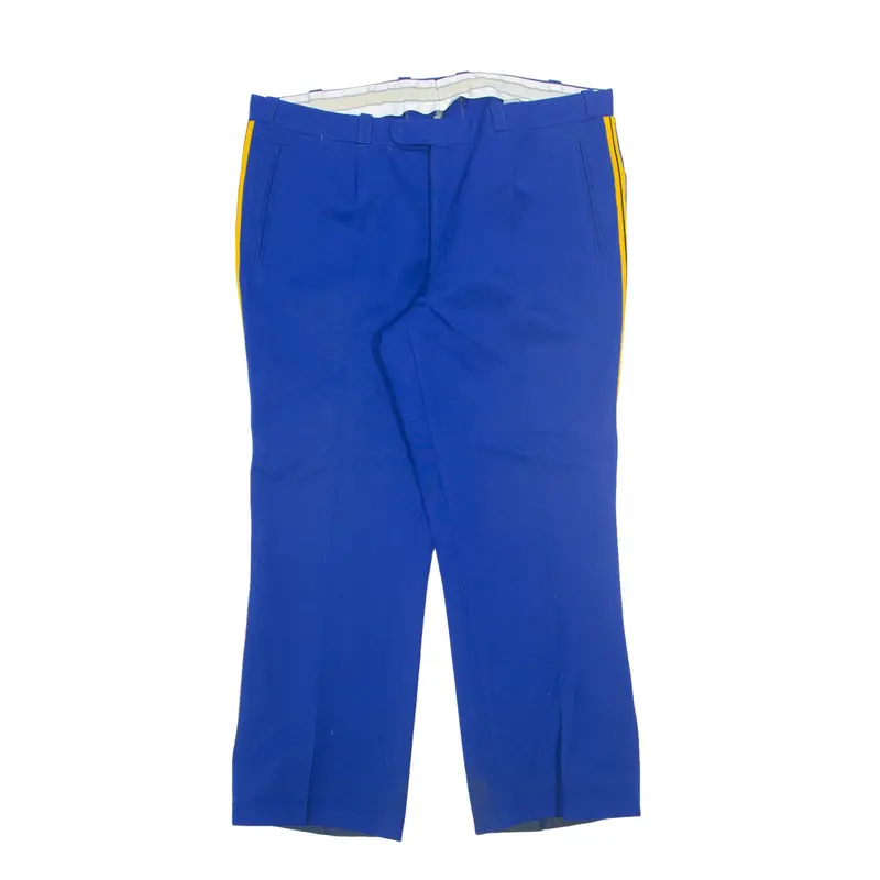UNIFORMENFABRIK AG Suisse Workwear Uniform Trousers Blue Regular Wide-Leg Mens W40 L28