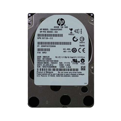 666355-002 HP 450GB 6Gb/s SAS 10000 2.5-inch Hard Drive