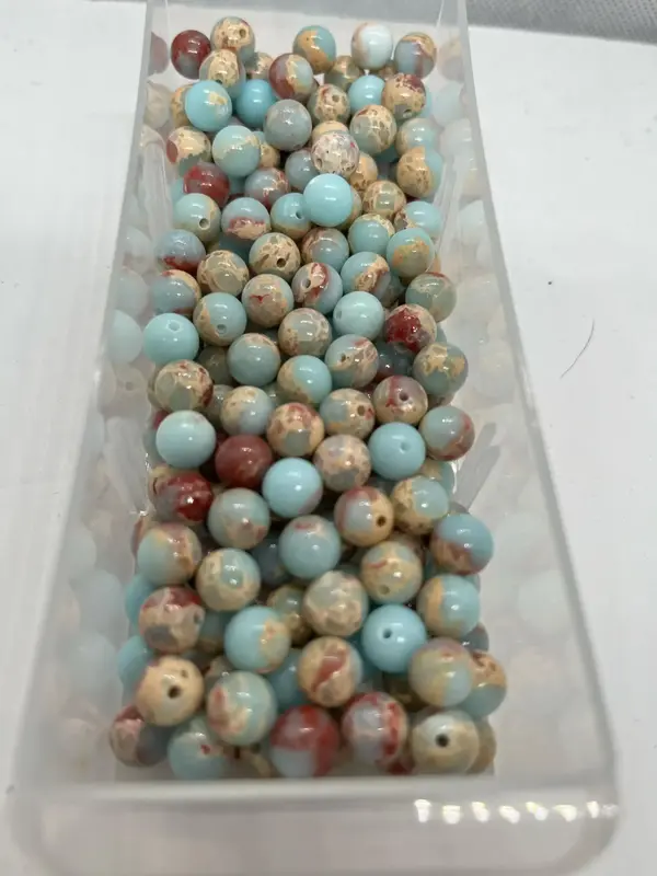 COLORS BEGINNING WITH L THRU O Natural Crystal Gemstone Handmade Stretch Bracelets for All Ages, Made in USA