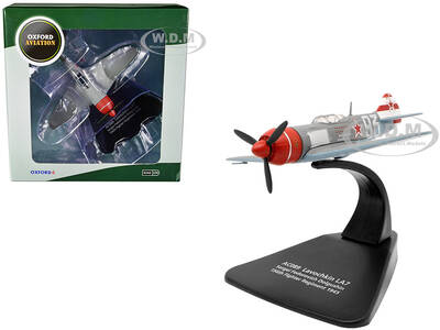 Lavochkin LA7 Fighter Plane Sergei Federovich Dolgushin 156th Fighter Regiment (1945) Oxford Aviation Series 1/72 Diecast M...