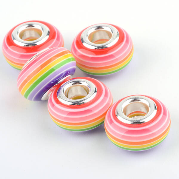 Resin European Beads