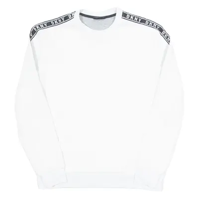 DKNY Mens Sweatshirt White M