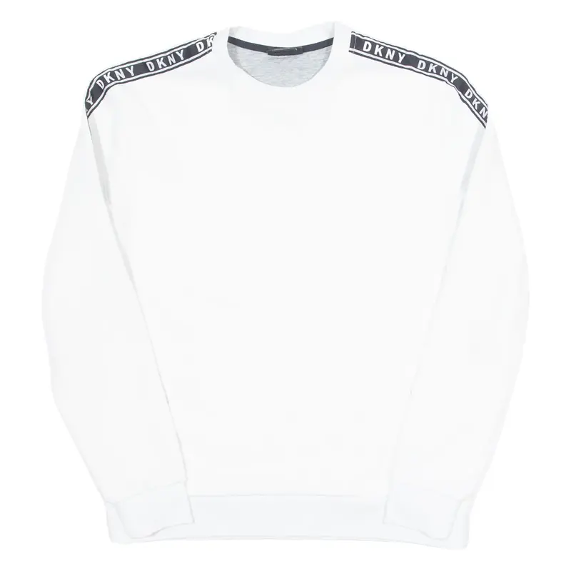 DKNY Mens Sweatshirt White M