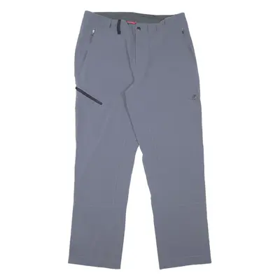 Outdoor Womens Trousers Grey Slim Straight Nylon W31 L28