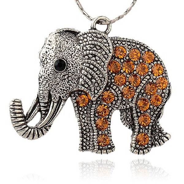 Tibetan Style Alloy Rhinestone Big Pendants