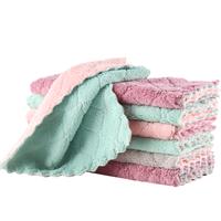 10 Counts Kitchen Cleaning Cloth, Premium Super Absorbent Microfiber Dishcloths, Nonstick Oil Washable Fast Drying Dish Towel...