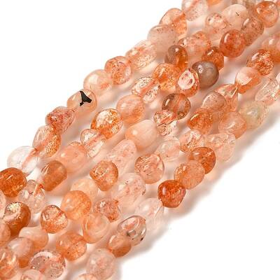 Natural Sunstone Beads Strands