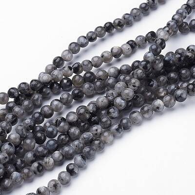 Natural Larvikite Beads Strands