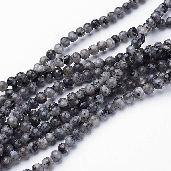 Natural Larvikite Beads Strands