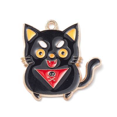 Halloween Alloy Enamel Pendants