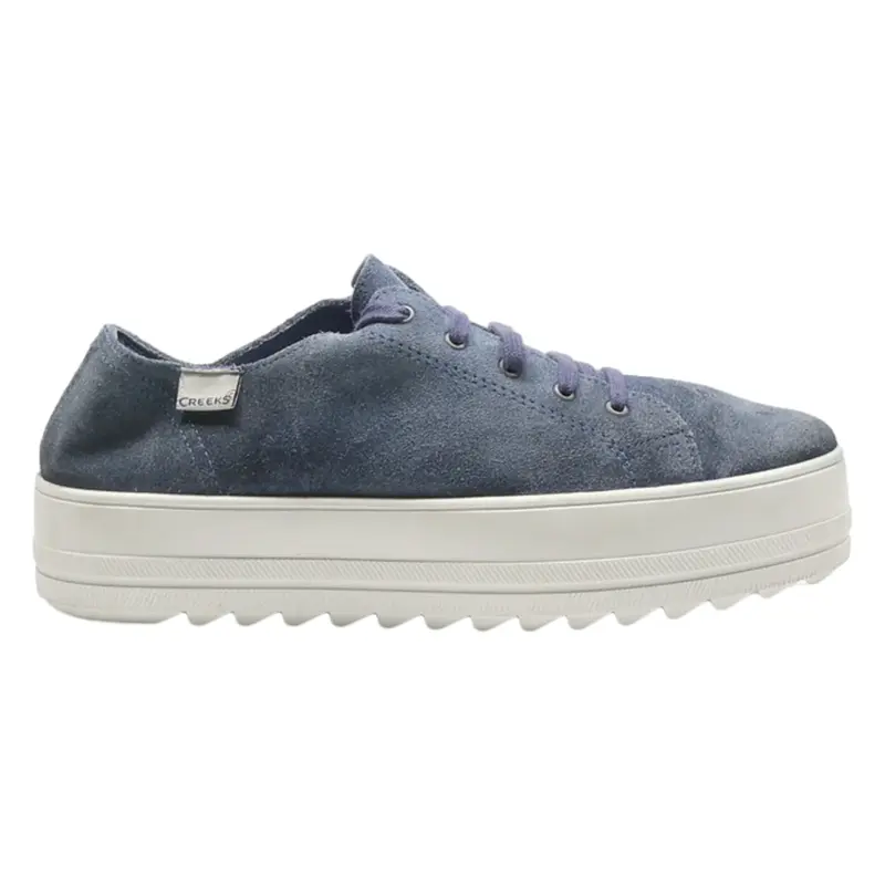 CREEKS Platform Trainers Blue Synthetic Mens UK 7.5