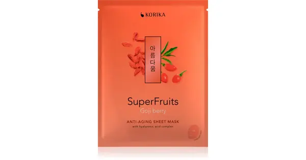 KORIKA SuperFruits Goji Berry - Anti-age rejuvenating face sheet mask Goji berry 25 g
