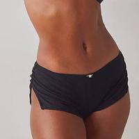 Y2k Sexy Micro Shorts for Women Low Waist Side Slit Boy Shorts Slim Pajamas Shorts Lounge Pj Bottoms Cute Sleepwear