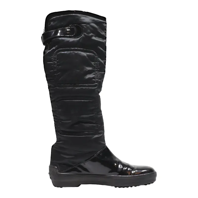 TODS High Boots Black Synthetic Womens UK 2