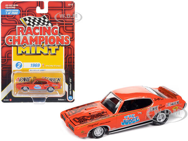 1969 Pontiac GTO Orange with Graphics \