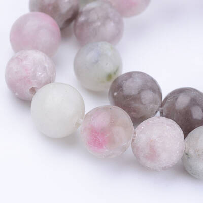 Natural Lepidolite/Purple Mica Stone Beads Strands