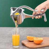 Manual Juicer, 1 Count Versatile Lemon Squeezer, Stainless Steel Durable & Portable Manual Juicer for Outdoor Adventures, Pic...