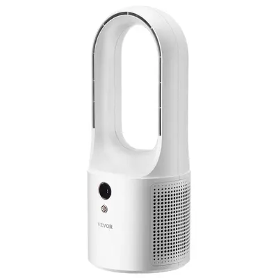 VEVOR Portable Without Battery Desk Bladeless Fan 12.99\