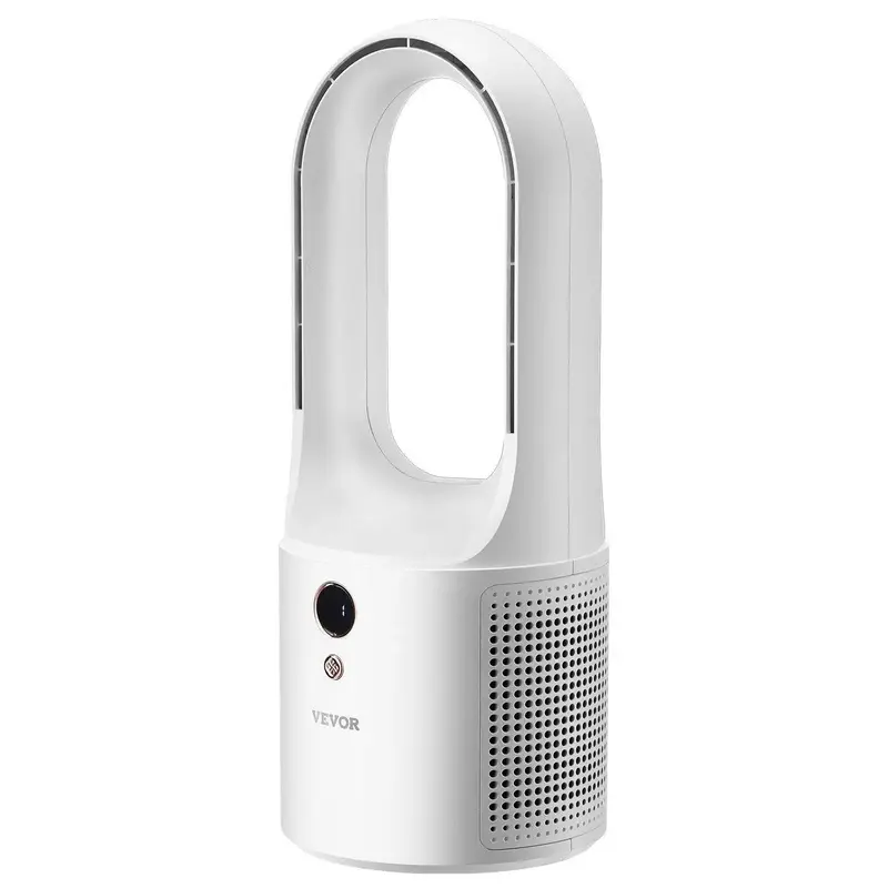 VEVOR  Portable Without Battery Desk Bladeless Fan 12.99 6-Speed Quiet Table Cooler Fan for Bedroom & Office