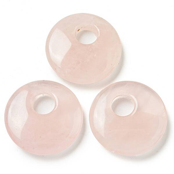 Natural Rose Quartz Pendants