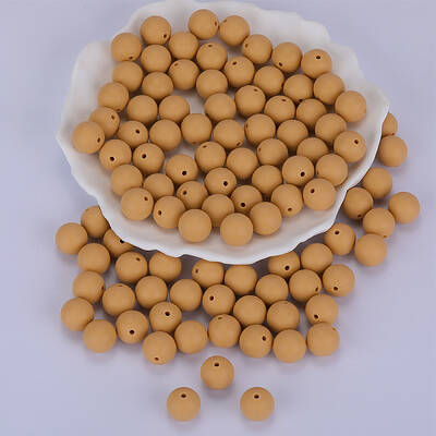 Round Silicone Focal Beads