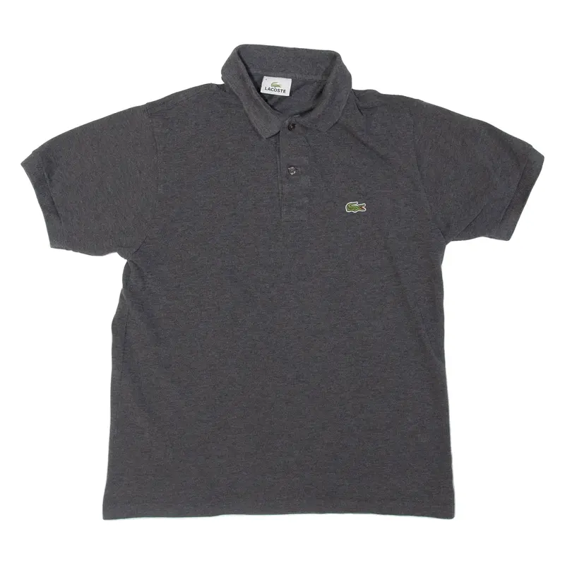 LACOSTE Mens Polo Shirt Grey M