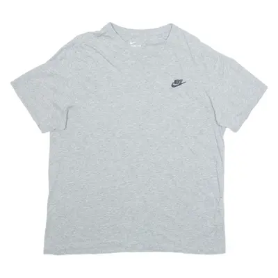NIKE Mens T-Shirt Grey L