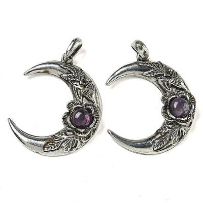 Natural Amethyst Pendants