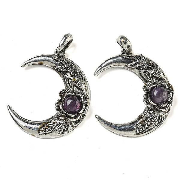 Natural Amethyst Pendants