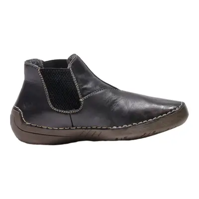 RIEKER Chelsea Boots Black Leather Womens UK 4