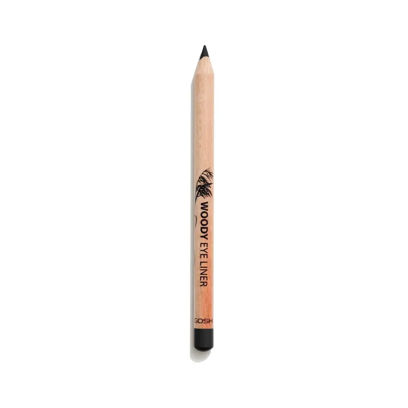 Gosh Woody Waterproof Eye Pencil Color 001 Ebony Black 1.1 G