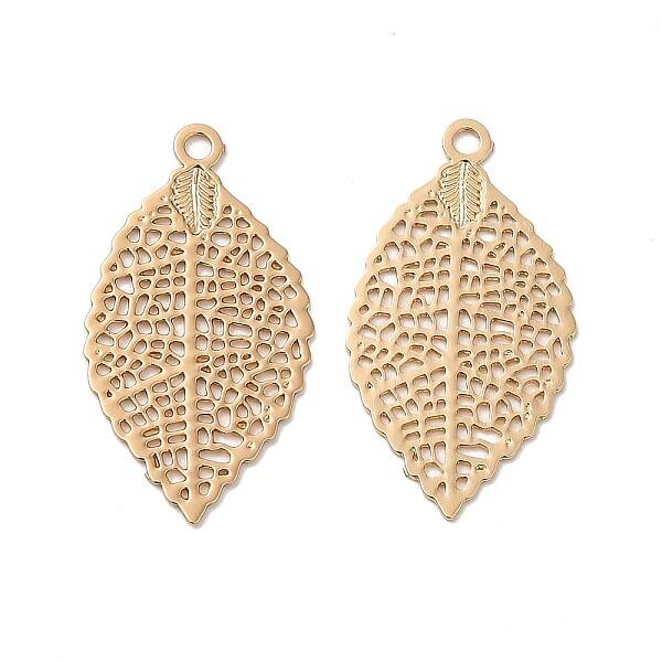 Rack Plating Brass Filigree Pendants
