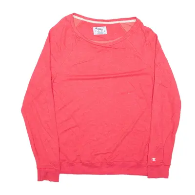 CHAMPION Lightweight Sweatshirt Pink Womens XL
