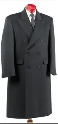 Mens Overcoat -Mens Long Wool Topcoats- Topcoat For Men-Mens Double breasted Overcoat - 